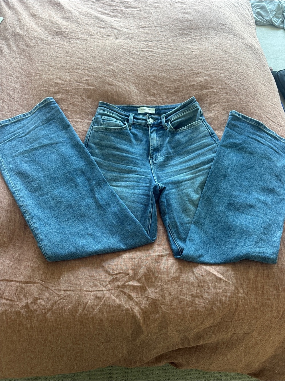 LOVERVET by Vervet Classic high-rise straight jean size 26/3